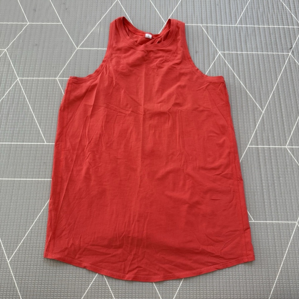 Lululemon All Tied Upโ Tank Size 4 Orange Red LW1NITS